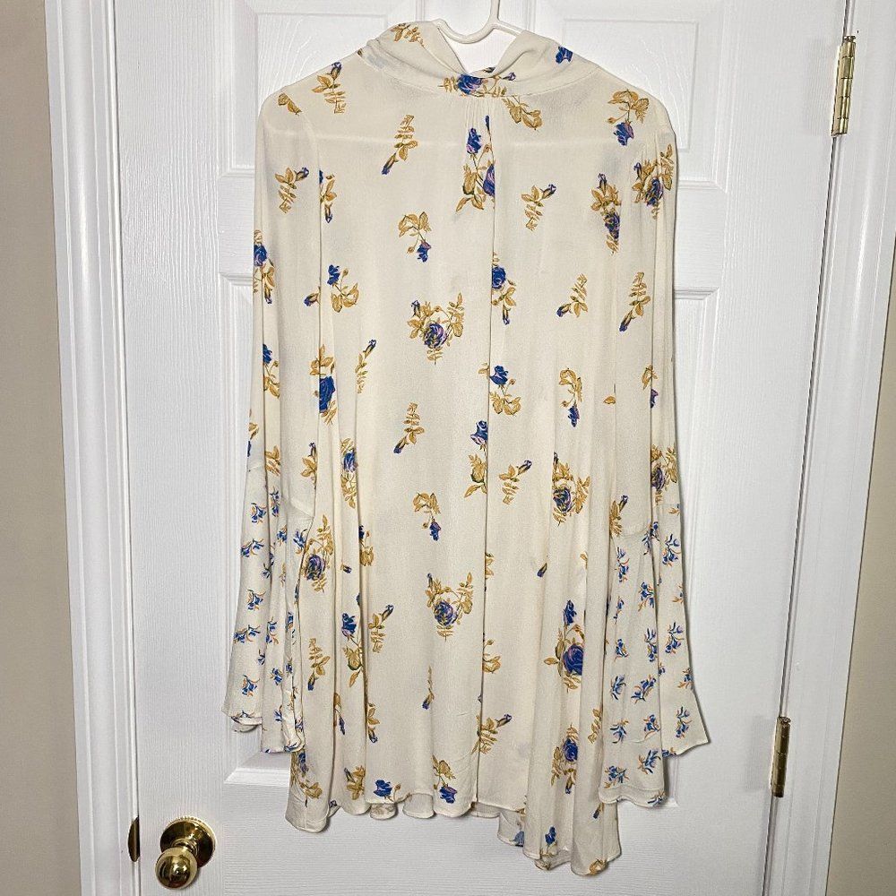 Free People Tate Tunic Ivory Combo Top Size Medium